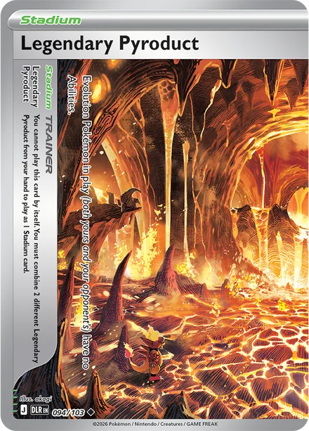 Legendary Pyroduct, left half